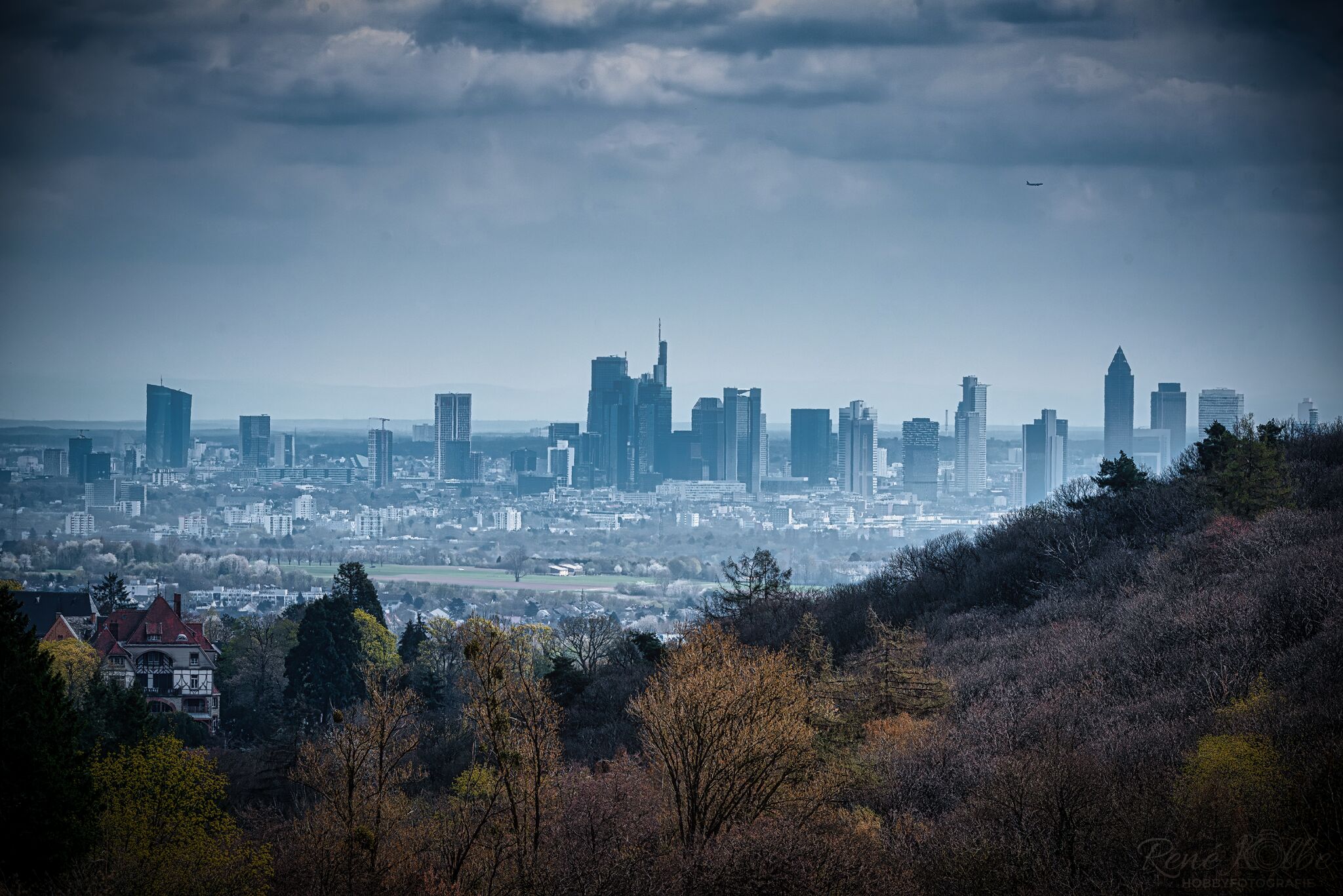 Frankfurter Skyline vom Taunus aus...